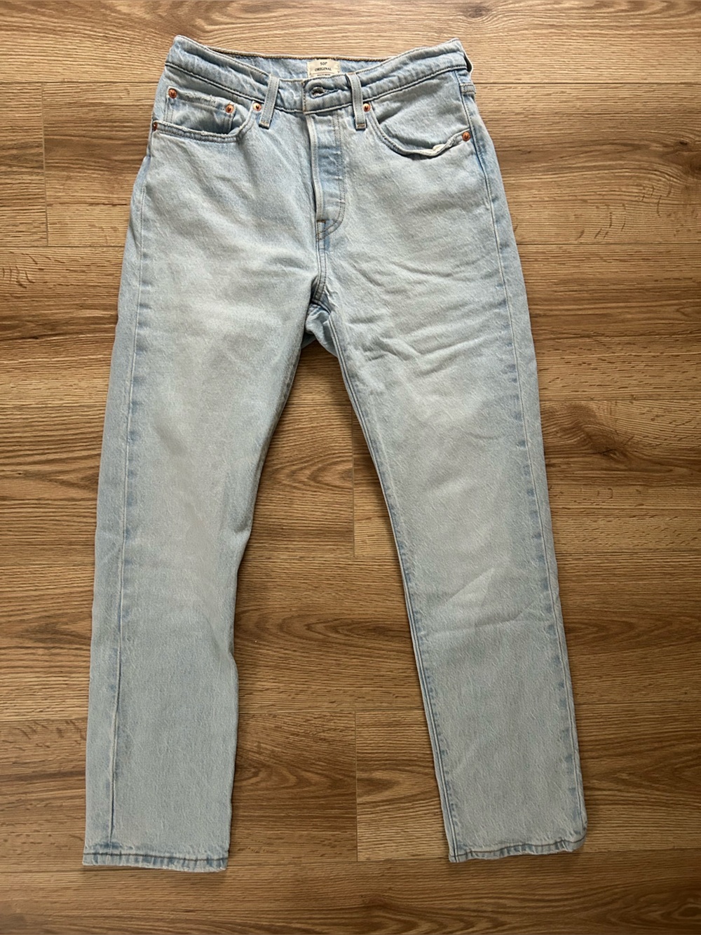 Levi's Light Blue Straight Jeans